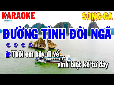 Karaoke Đường Tình Đôi Ngã Song Ca | Nhạc Sống Dễ Hát | Karaoke Thanh Hải