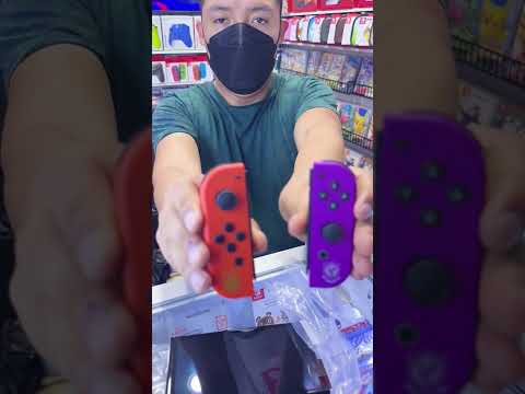 Nintendo Switch Oled edición Splatoon 3 y Pokemon, 2 mandos y 4 videojuegos 😱