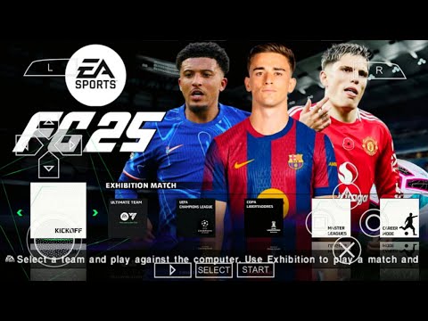 EA SPORTS FC 25 PPSSPP CAMERA PS5 ANDROID OFFLINE NEW KITS 2025 REAL FACES & TRANSFERS BEST GRAPHICS