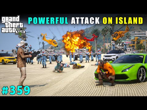 POWERFUL ATTACK ON MAFIA'S ISLAND WITH NSG COMMANDO | GTA V GAMEPLAY #359 | GTA 5