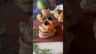 Canapé fácil y rápido para triunfar en Navidad