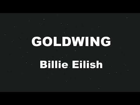 Karaoke♬ GOLDWING – Billie Eilish 【No Guide Melody】 Instrumental