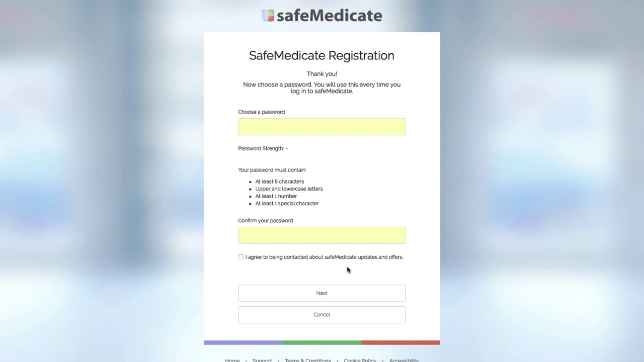 Safemedicate Login  UK 2024