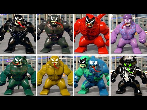 All Symbiote Character in LEGO Marvel Super Heroes 2