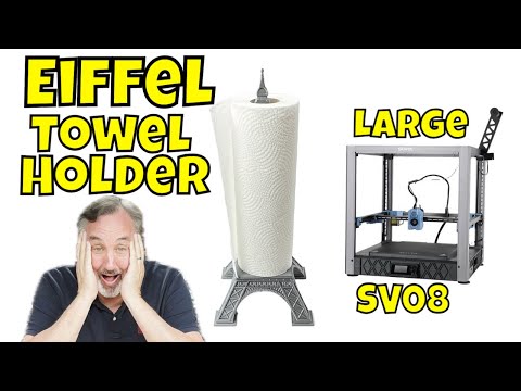 Sovol SV08  - Can it 3D Print an Eiffel Towel Holder?