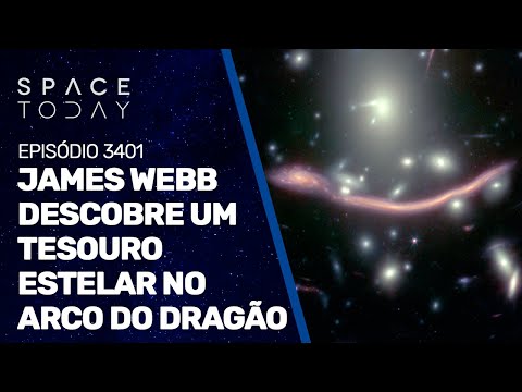 JAMES WEBB DESCOBRE UM TESOURO ESTELAR NO ARCO DO DRAGÃO