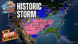 Winter Storm Warnings Spread As Massive Snow And Ice Totals Expected