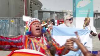 YouTube video thumbnail: Peruvian Shamans Predict Argentina's Victory in World Cup
