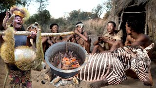Secrets of Hadzabe Tribe Survival:See How Hadzabe Hunt Kudu,Antelopes &Wild Cat in The Wild||Hadza