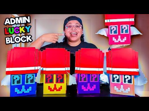 ABRIMOS TODAS las CAJAS SECRETAS y MISTERIOSAS de LUCKY BLOCK de STEAL A BRAINROT en l VIDA REAL ๐ฆโ๏ธ