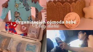 Vlog diario 🌙 cita matrona + organización cómoda bebé. ¡¡Todas sus compras hasta ahora!!👶🏻🩵