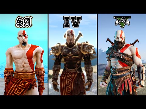 La Evolución de los Mods de Kratos en Todos los GTA