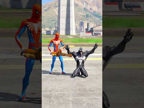 VENOM SAVES HIS SON FROM SPIDERMAN #shorts