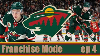 HLM 25 - Franchise mode - Minnesota Wild ep 4 Pursuit for the CUP!!!!!