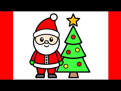 HOW TO DRAW SANTA CLAUS EASY STEP BY STEP