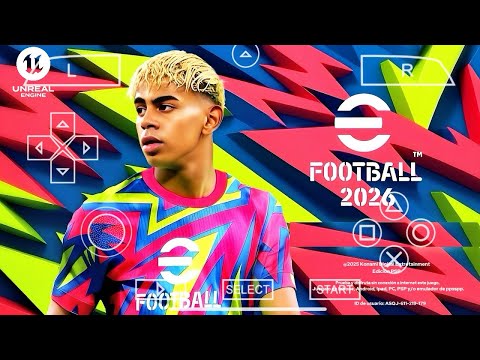 PES 2026 PARA PPSSPP Android OFFLINE ACTUALIZADO 25/26 + INSTALACIÓN