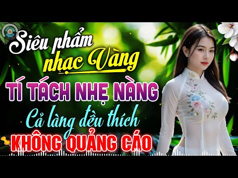 Siêu Phẩm Nhạc Vàng Tí Tách Nhẹ Nhàng CẢ LÀNG ĐỀU THÍCH – LK Nhạc BOLERO Trữ Tình KHÔNG QUẢNG CÁO