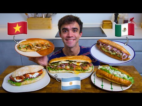 Éstos son los 5 mejores bocadillos del mundo