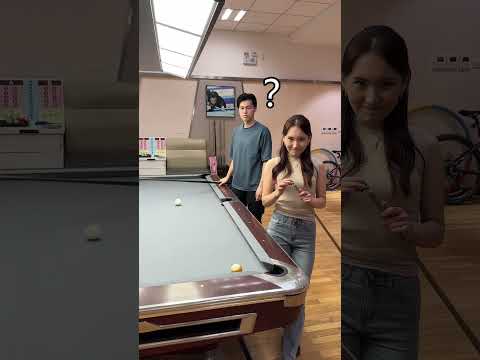 撞球美女也會做這種事？
