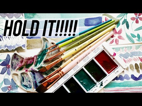 All the Watercolor Brushes & How to Use Them-Part 1