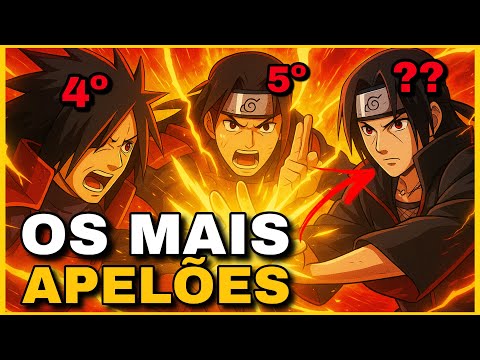 TOP 5 Personagens MAIS FORTES de Naruto (Sim, você vai discordar!) 🔥