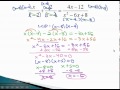 Solving Rational Equations Concepts