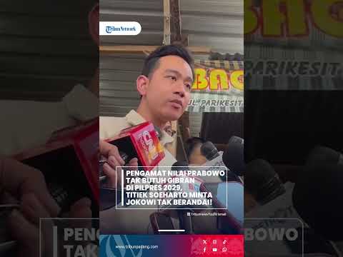 Pengamat Tegaskan Prabowo Tak Lagi Butuh Gibran di 2029, Titiek Ingatkan Jokowi Jangan Berandai!
