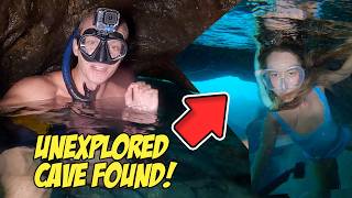 I'm the first person to ever enter this cave