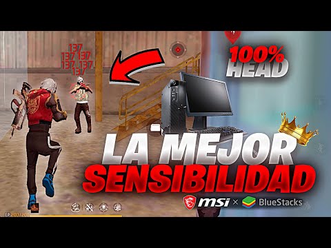 La mejor SENSIBILIDAD para PC con 240fps🖥️🔥 BLUESTACKS & MSI - FREE FIRE 2024 ✅