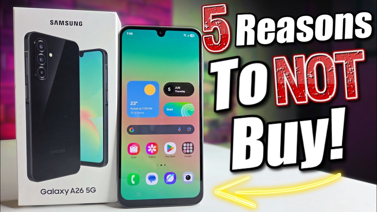 5 Reasons I DISLIKE The Samsung Galaxy A26!