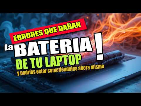 3 ERRORES que están DAÑANDO la BATERÍA de tu PORTÁTIL (y cómo EVITARLOS)