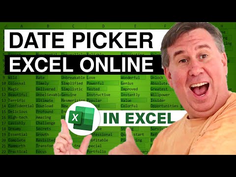 Excel - Unlock the Hidden Date Picker in Excel Online - 2695