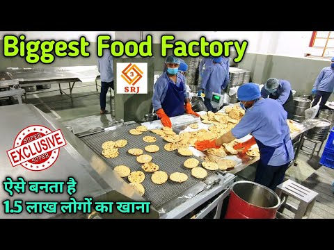 Exclusive World's Biggest Kitchen Tour | Akashya Patra Foundation Food Factory Vrindavan| Travel SRJ