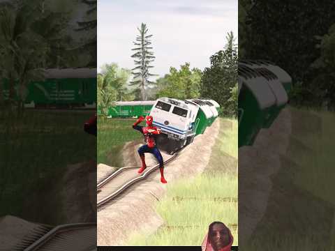 funny vfx on Moye Moye song stop high speed train ? #vfxshrey #train #spiderman #vfxmdr