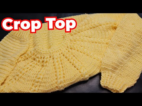 Crochet Crop Top for girls/ बैगी लुक में जबदस्त Top