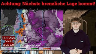 Achtung: Nächste brenzliche Lage kommt!🌨️❄️ Schnee. Glatteis. Warmfront.