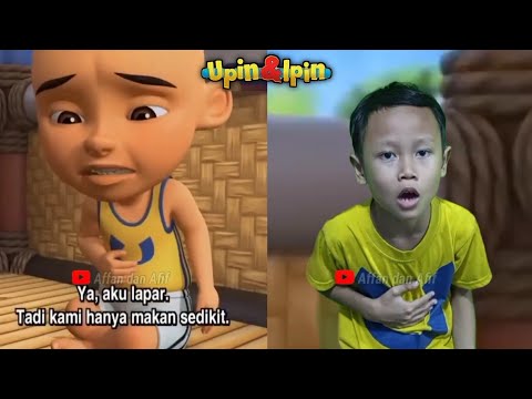 Upin lapar || Tiru aksi Upin Ipin