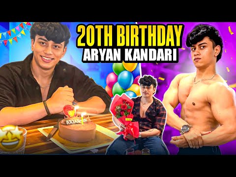 //20TH BIRTHDAY VLOG ✨//BACK WORKOUT WITH ICN PRO OF INDIA 🇮🇳 //~Aryan Kandari