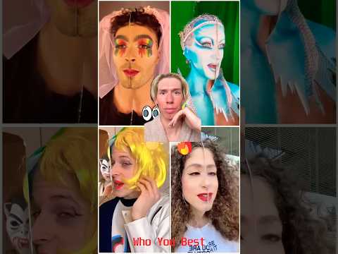 Who did the best?? #humor #greenscreen #reaction #trending #trend #makeup #makeuptutorial #shorts
