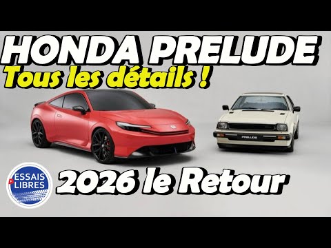 UN COUPÉ ENFIN !!! HONDA PRELUDE EN 2026 Vous aimerez ??