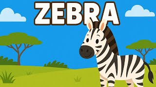 Zebra🦓 Animais para crianças| Curiosidades sobre a Zebra 