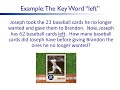 Understanding Word Problems and Instructional Strategies