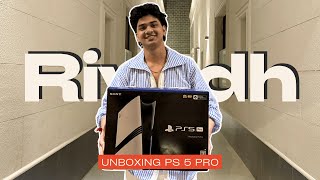 RIYADH TO DELHI ✈️ UNBOXING MY NEW PS5 PRO | Vlog 4 🔥