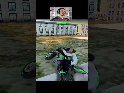 Aproveitou a placa pra ir no predio da frente continuar sequencia insana no gta #shorts #viralvideo