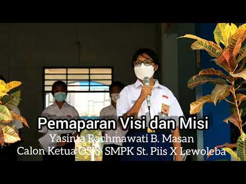 Pemaparan Visi dan Misi Oleh Calon Ketua OSIS, An.