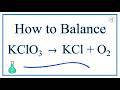 Balancing Chemical Equations Concepts