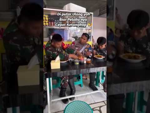 TELUR pak TNI ilang🤣😁