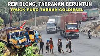 Tabrakan Beruntun, Rem Tiba-tiba Kosong