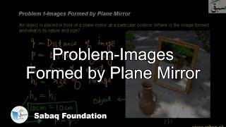 Problem 1-Images Formed by Plane Mirror
