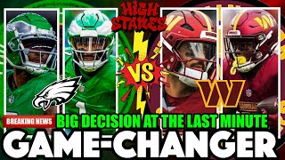 🚨WOW! HUGE BREAK Gives Eagles The EDGE To CLINCH 💥Eagles vs Commanders Preview